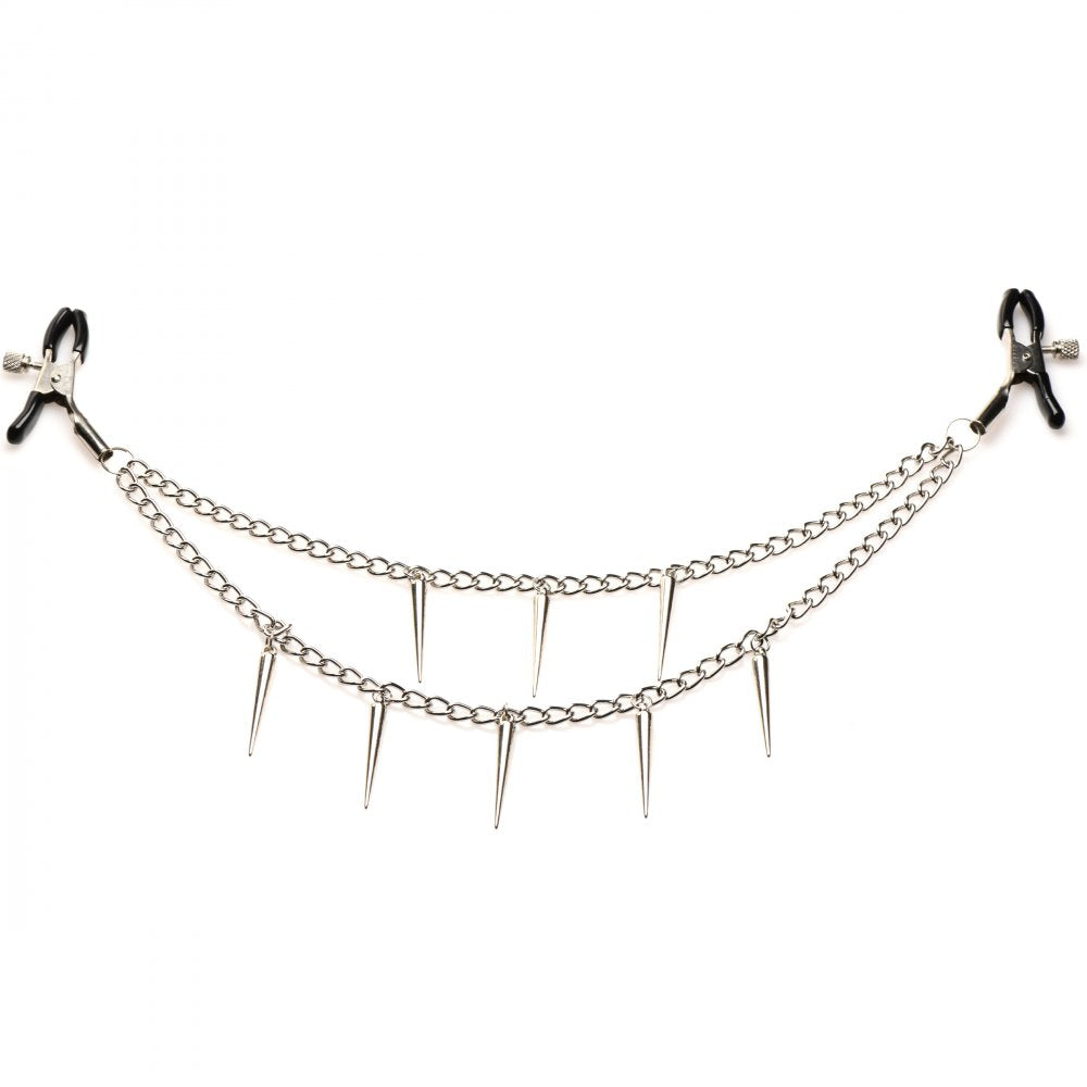 Daggers Double Chain Nipple Clamps